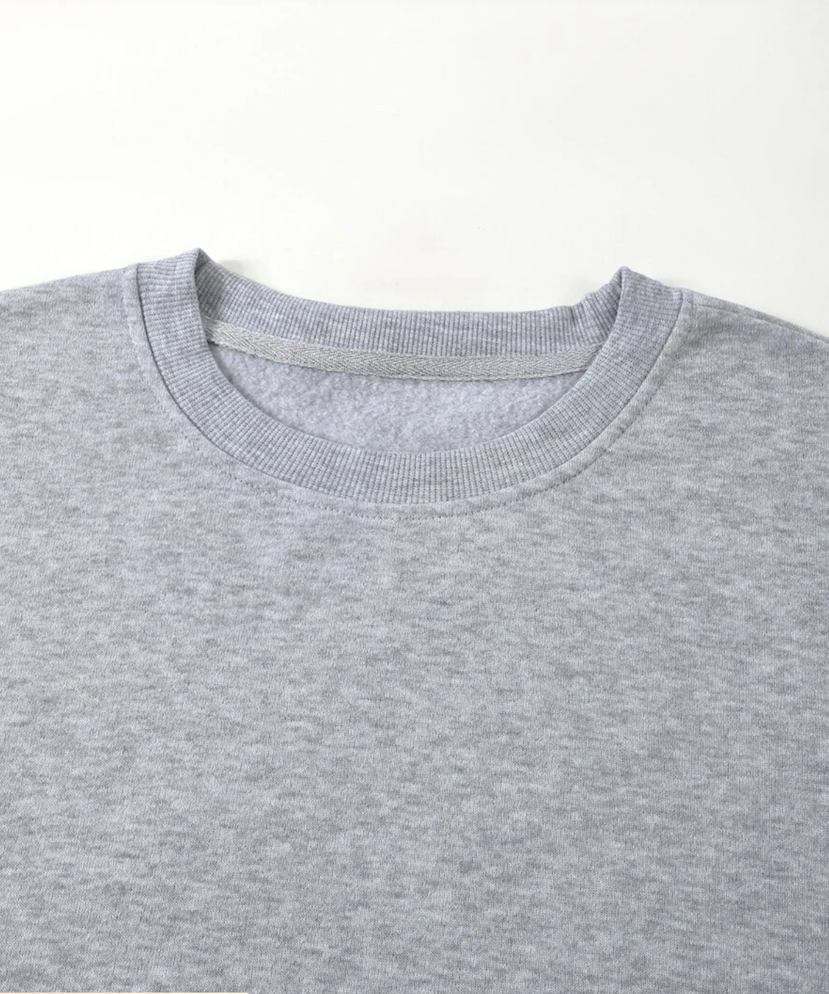 Pamučni duks klasik melanž sivi